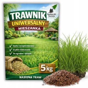 Univerzální travní směs 5 kg – odolná, rychle zahušťující trávník, výsev až 200 m²